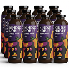 Упаковка Смузі Kind & Noble Слива 250 мл × 12 пляшок