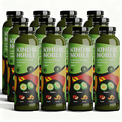 Упаковка Смузі Kind & Noble Фейхоа 250 мл × 12 пляшок